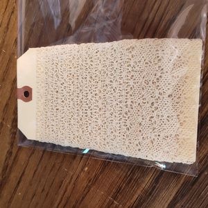 Antique handmade tatted lace, 8+ yards